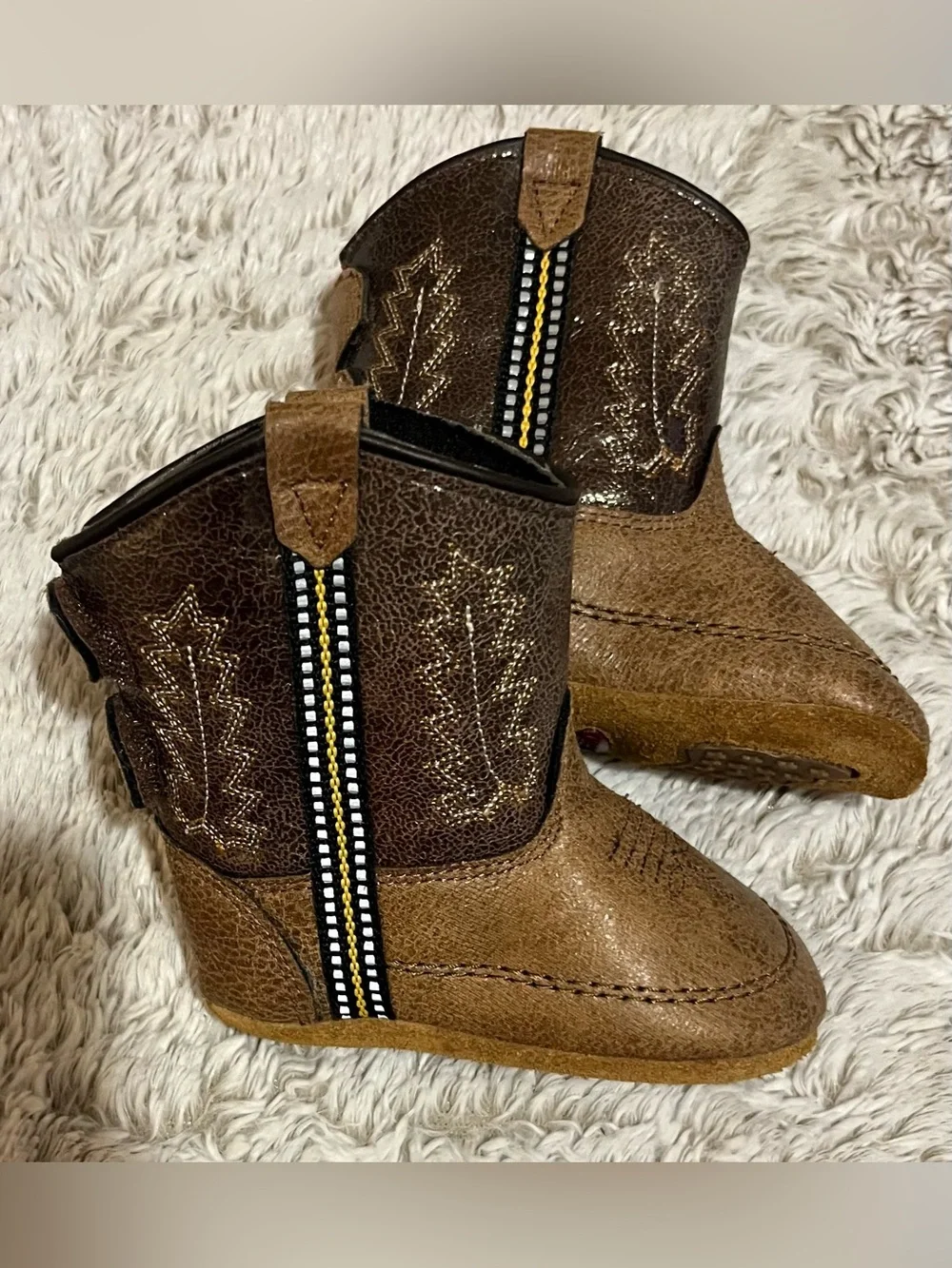 Baby boy western top with boots